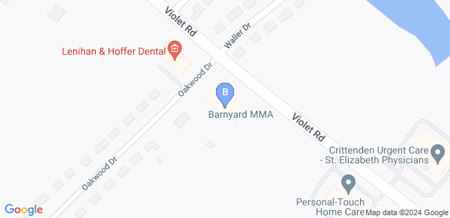 Map to Barnyard MMA